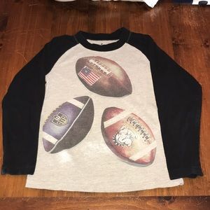Wes & Willy boys Football Tee